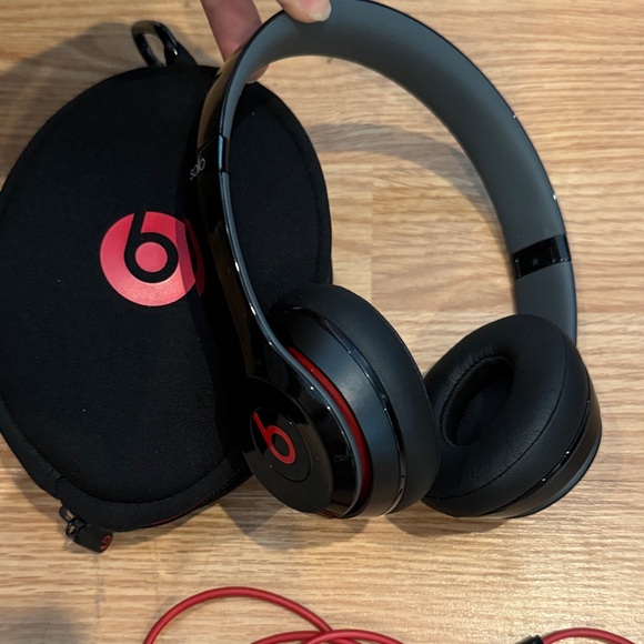 Beats Black and Red Headphones